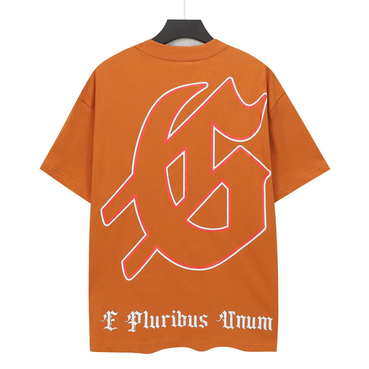 Godspeed Skeleton Horseman Vintage Short‑Sleeve Tee (Orange)