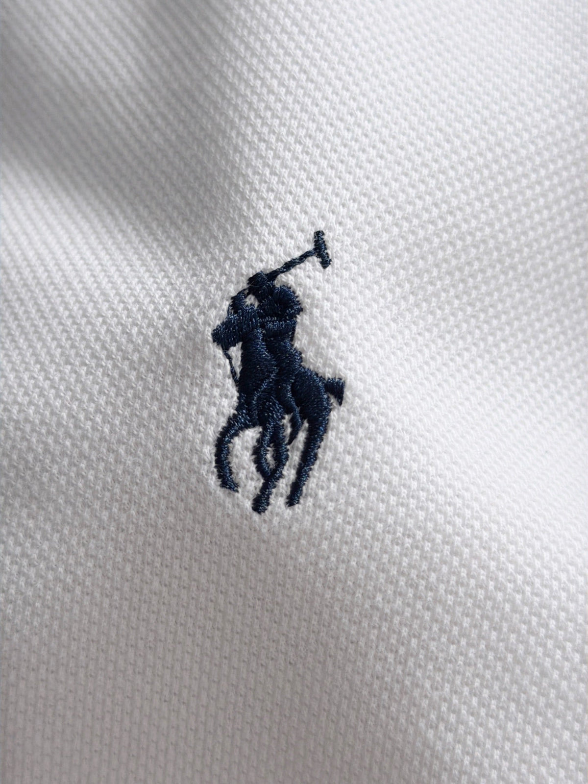 Kids Pique Knit Short‑Sleeve Polo Shirt Small Horse Embroidery Solid White Casual Top