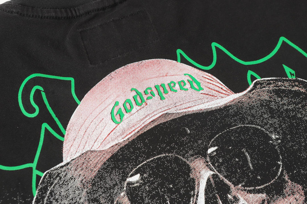 Godspeed Vacation Outlaw Skeleton Black Graphic Tee