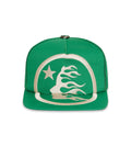 Hellstar Big Logo Trucker Hat Green (Snapback)