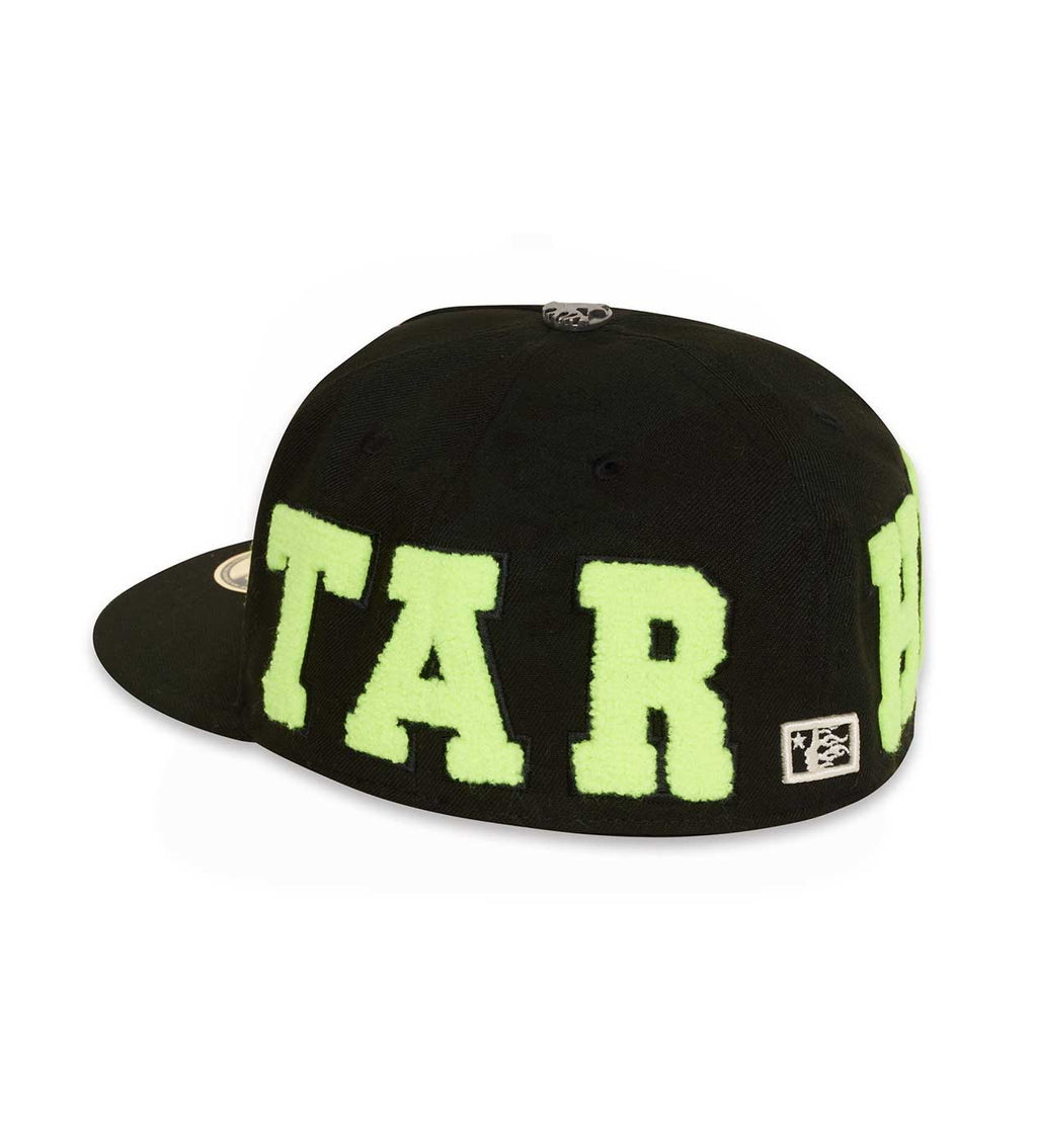Hellstar OG Patch Fitted Trucker Hat Black/Green