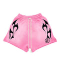 Hellstar Pink Flame Sweat Shorts
