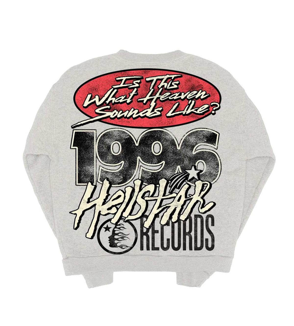Hellstar Records Crewneck Heather Grey