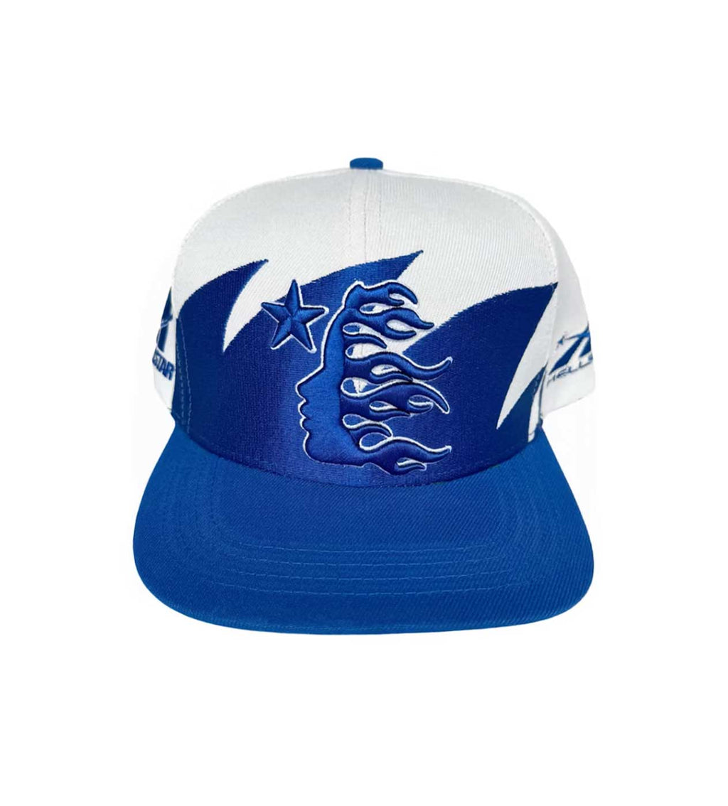Hellstar Shark Teeth Trucker Hat Blue (Snapback)