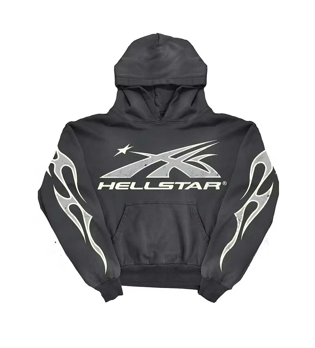 Hellstar Sport Logo Hoodie Black