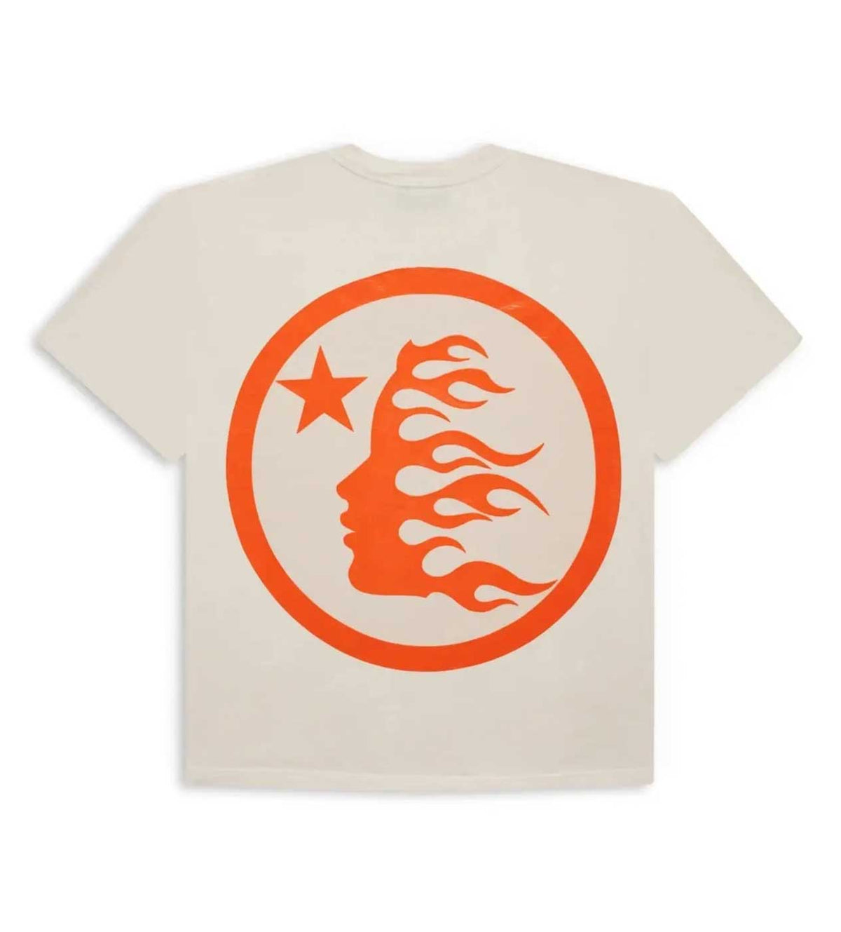 Hellstar Studios Classic Regular Print Tee Cream/Orange