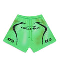 Hellstar Warm Up 7 on 7 Shorts Neon Green